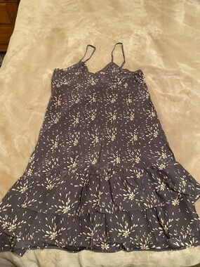 Parker Navy Floral Sundress with Cream Blooms
